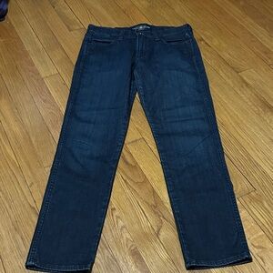 Lucky Brand Charlotte Rail Dark Blue Straight Jeans size 2